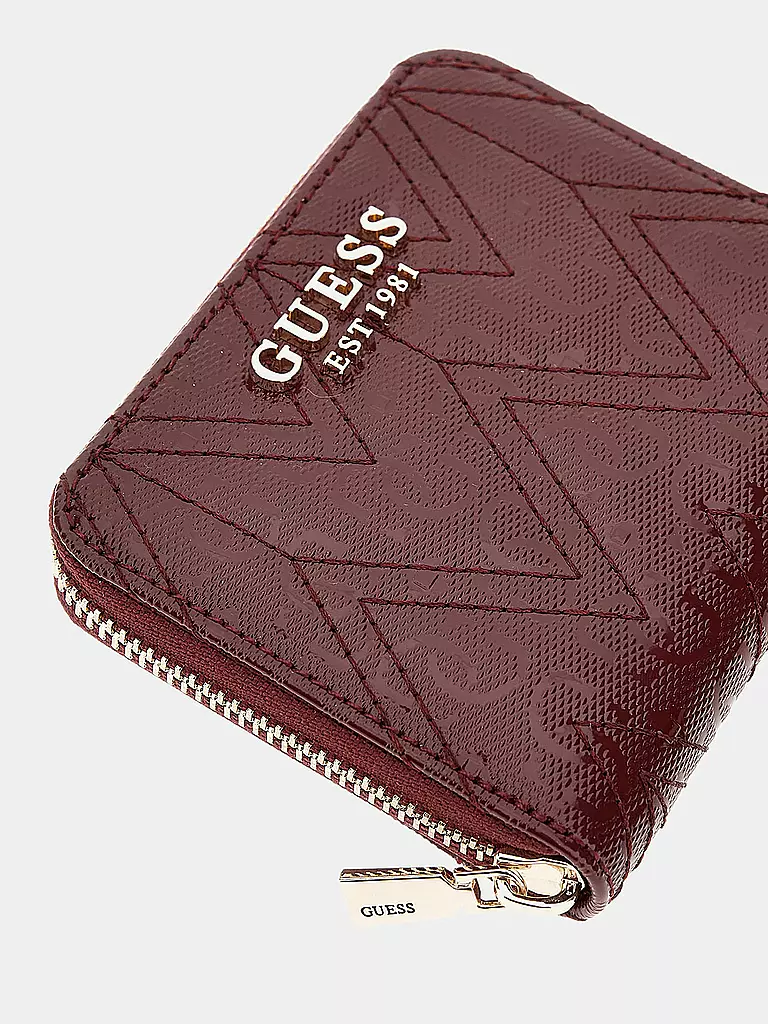 GUESS | Geldbörse ADELARD Small | dunkelrot