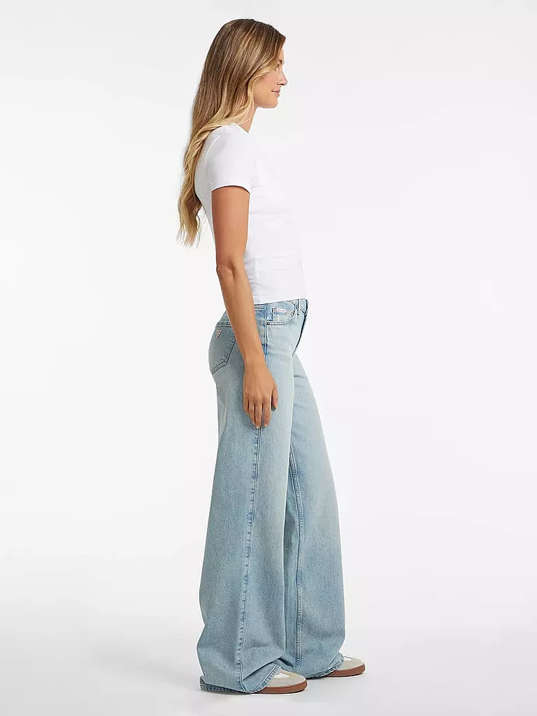 GUESS | Jeans Wide Leg  | hellgrau