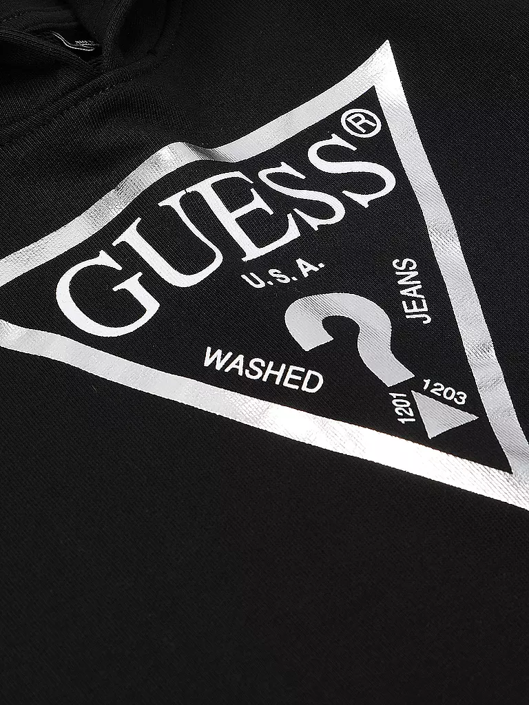 GUESS | Mädchen Kapuzensweater - Hoodie | schwarz