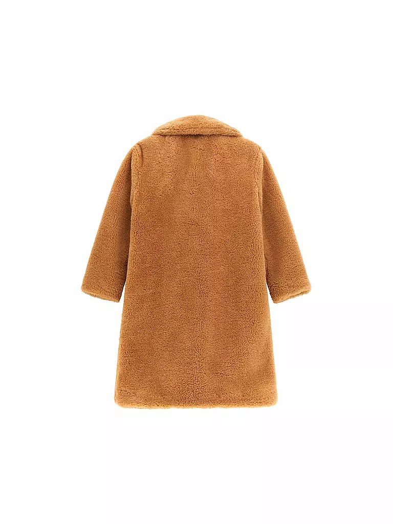 GUESS | Mädchen Mantel in Felloptik SHERPA COAT | beige