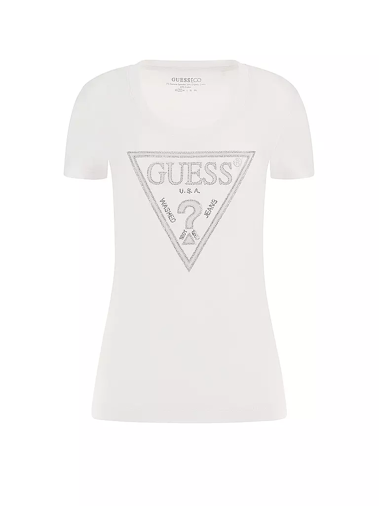 GUESS | T-Shirt  | weiss