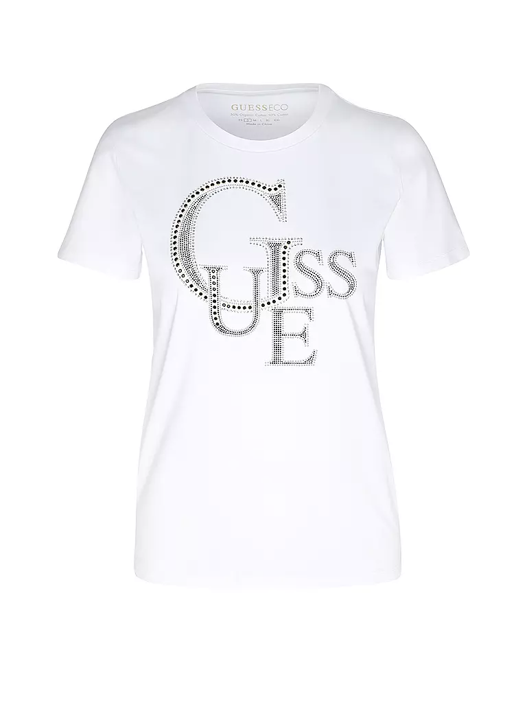 GUESS | T-Shirt  | weiss