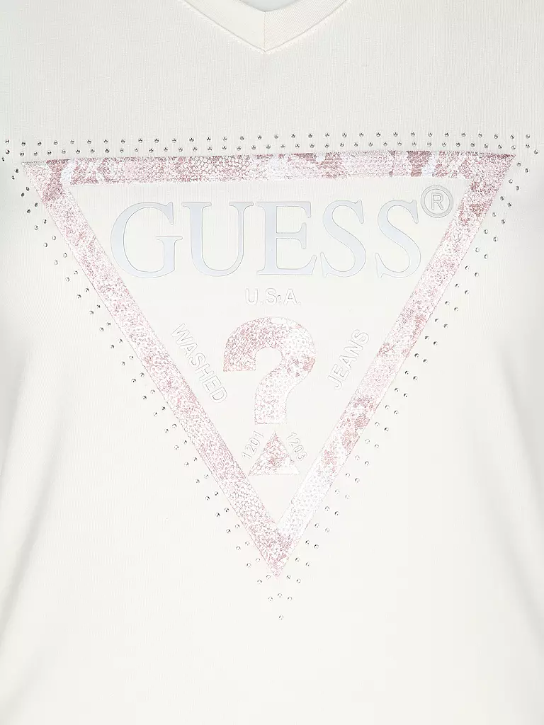 GUESS | T-Shirt  | creme