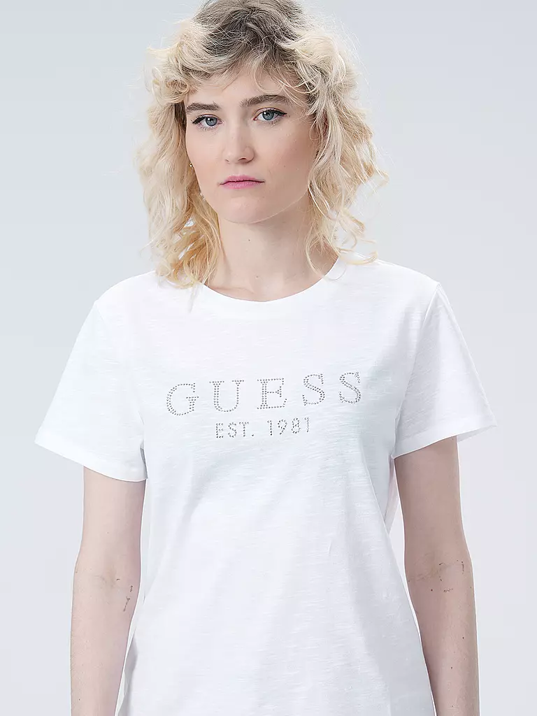 GUESS | T-Shirt | weiss