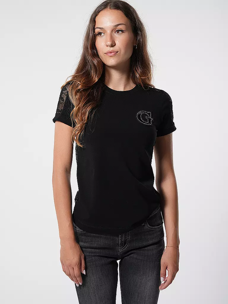 GUESS | T-Shirt | schwarz