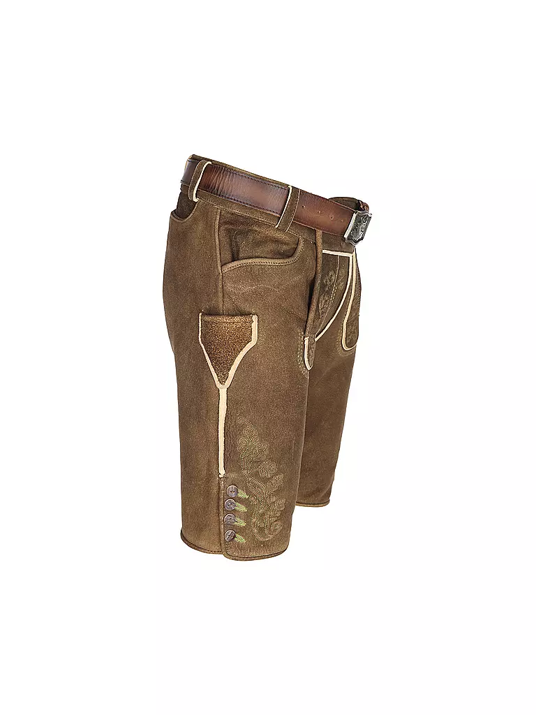 GWEIH & SILK | Trachten Lederhose Vitus | camel