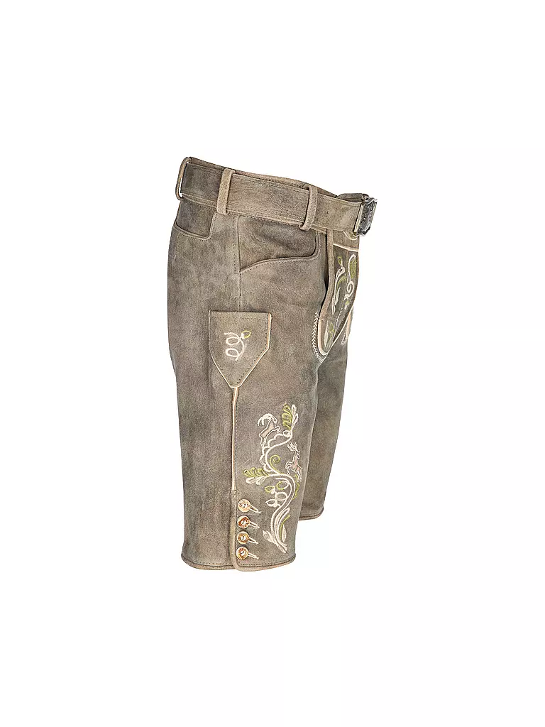 GWEIH & SILK | Lederhose LIAM | beige