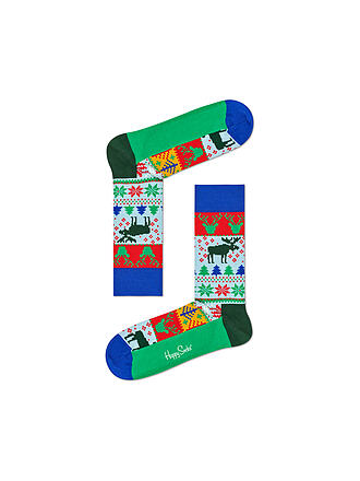 HAPPY SOCKS | Weihnachts-Socken Norweger bunt