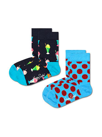 HAPPY SOCKS | Kinder Socken MILKSHAKE 2-er Pkg. dark blue / navy