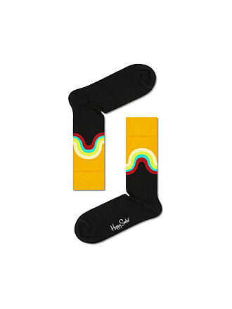 HAPPY SOCKS | Herren Socken JUMBO WAVE black / multi