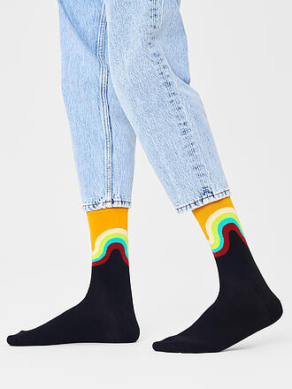 HAPPY SOCKS | Herren Socken JUMBO WAVE black / multi