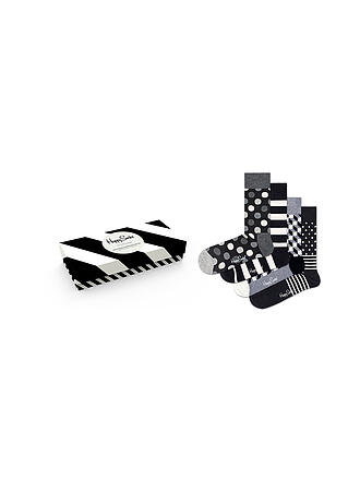 HAPPY SOCKS | Damen Geschenkset 4-er Pkg. BLACK&WHITE 36-40 black