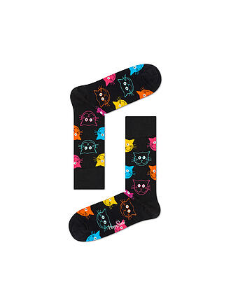 HAPPY SOCKS | Herren Socken CAT black