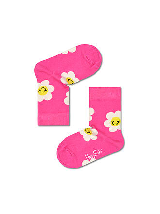 HAPPY SOCKS | Mädchen Socken SMILEY DAISY pink