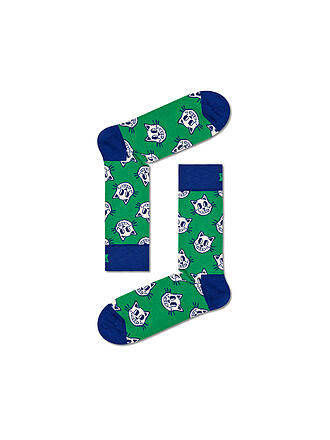 HAPPY SOCKS | Herren Socken 41-46 CAT green