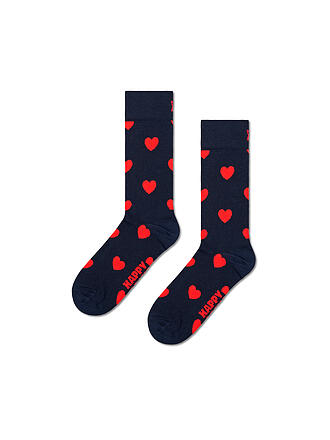 HAPPY SOCKS | Damen Socken HEART 36 - 40 navy