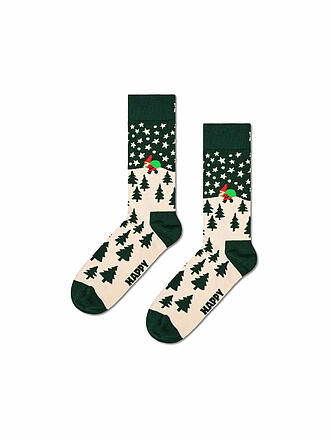 HAPPY SOCKS | Herren Socken SANTA Gr. 41 - 46 dark green