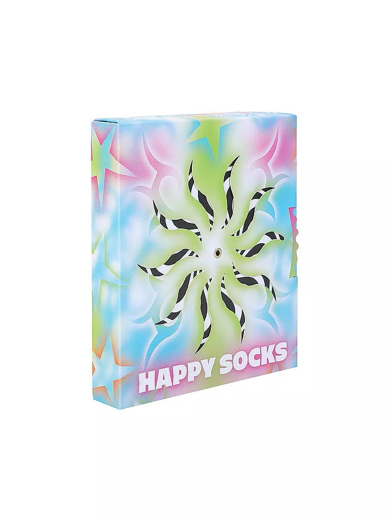 HAPPY SOCKS | Damen Geschenkset SPINNING WHEEL 2er Pkg 36-40 white | bunt