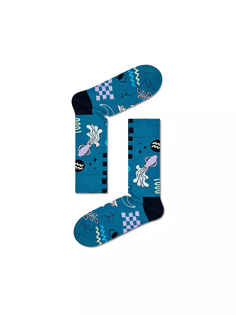 HAPPY SOCKS | Damen Socken 36-40 WASSERMANN turquoise | petrol