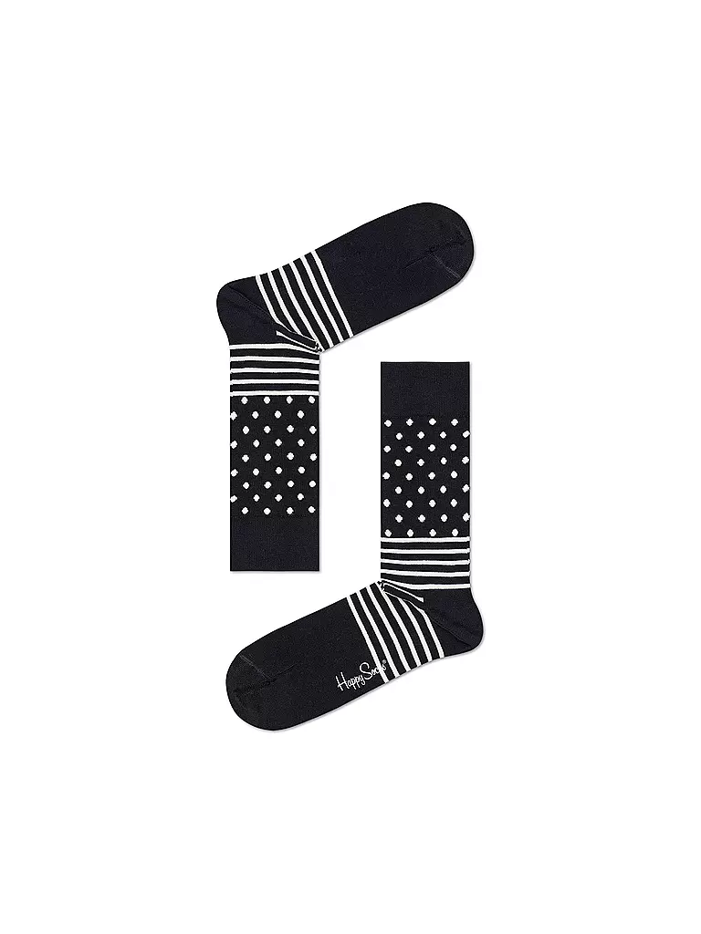 HAPPY SOCKS | Damen Socken 4er Pgk. CLASSIC BLACK & WHITE  black | schwarz