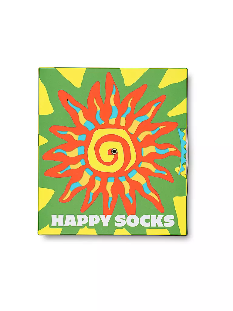 HAPPY SOCKS | Damen Socken Geschenkbox SUMMER SWIRL 2er Pkg. 36-40 green | grün