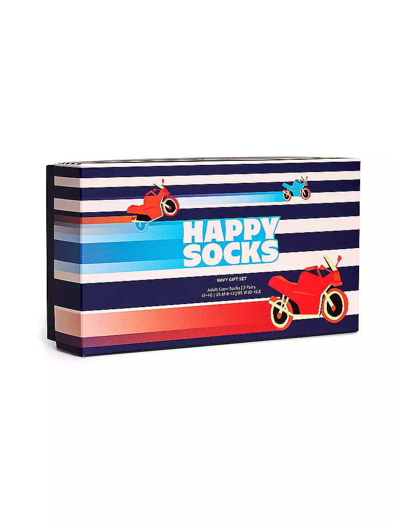 HAPPY SOCKS | Damen Socken NAVY GIFT SET VESPA 36-40 3er Pkg Navy | dunkelblau