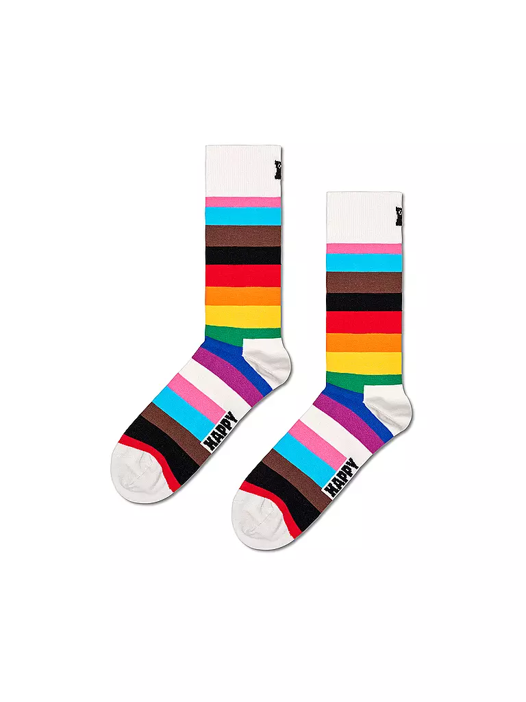 HAPPY SOCKS | Damen Socken PRIDE GIFT SET 36-40 2er Pkg White | creme