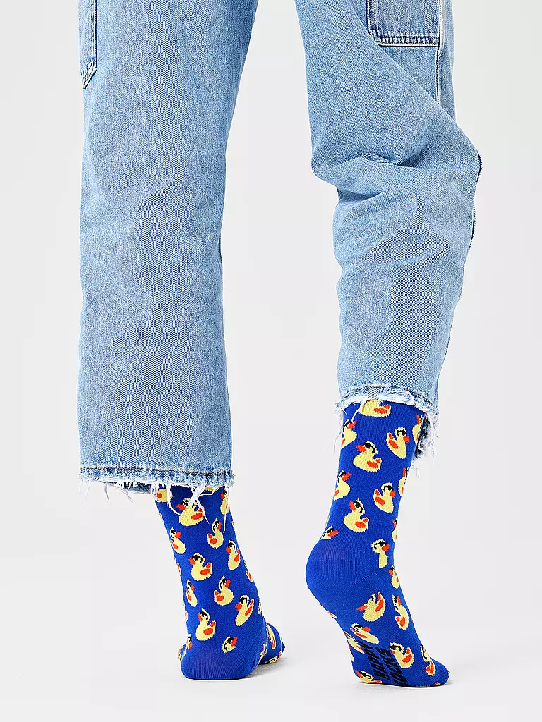 HAPPY SOCKS | Damen Socken RUBBER DUCK 36-40 navy | dunkelblau