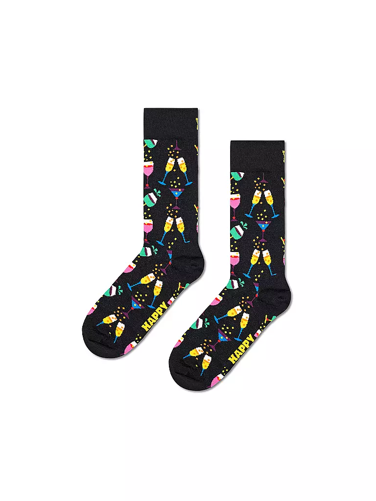 HAPPY SOCKS | Herren Socken CELEBRATION GIFT SET 3er Pkg  41-46 Black | schwarz