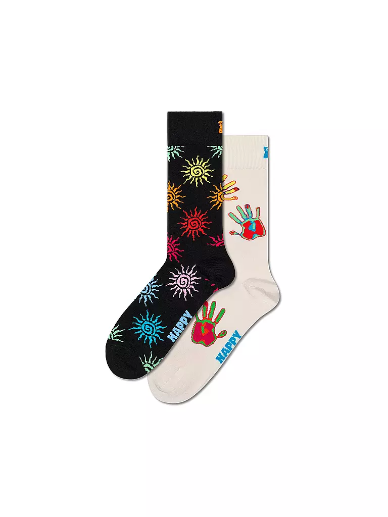 HAPPY SOCKS | Herren Socken Geschenkbox SUMMER SWIRL 2er Pkg. 41-46 green | bunt