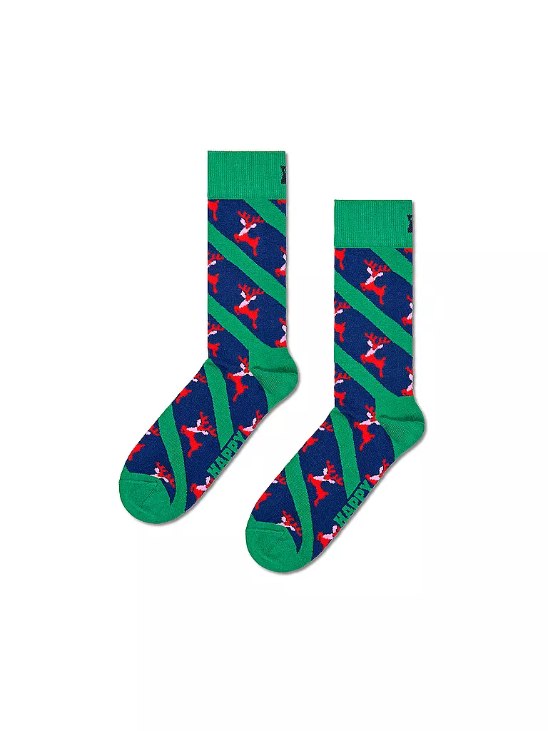 HAPPY SOCKS | Herren Socken REINDEER 41-46 navy | dunkelblau