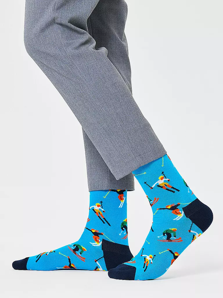 HAPPY SOCKS | Herren Socken SKIING 41-46 blue | blau