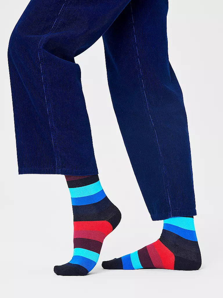 HAPPY SOCKS | Herren Socken STRIPE 41-46 black | bunt