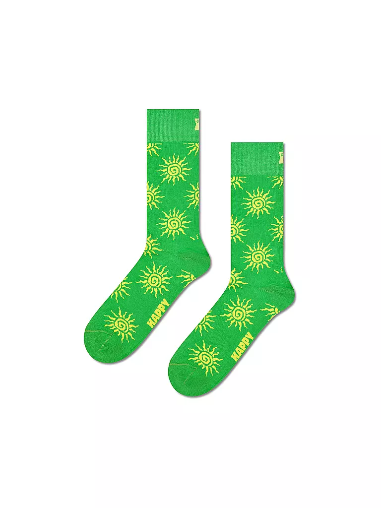 HAPPY SOCKS | Herren Socken SUN 41-46 green | grün