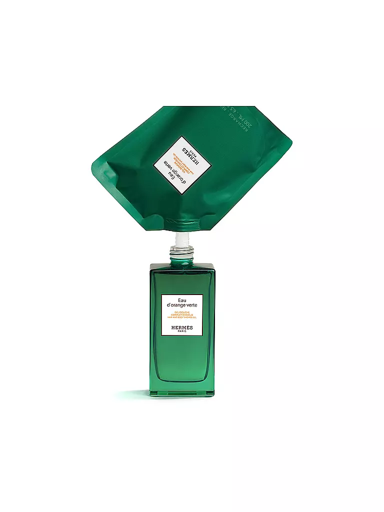 HERMÈS | Eau d'orange verte, Nachfüllset Duschgel für Körper und Haar 200ml | keine Farbe