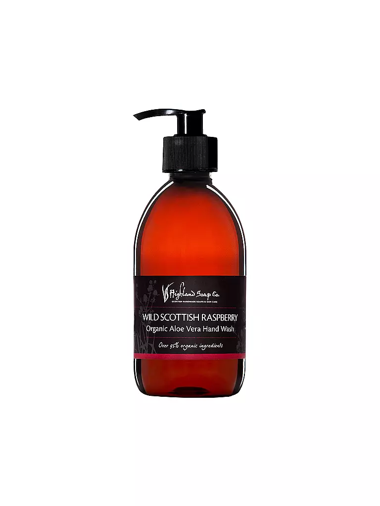 HIGHLAND SOAP | Flüssigseife SCOTTISH RASPBERRY 300ml | rot