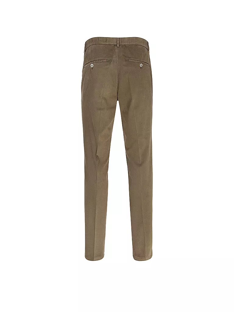 HILTL | Chino TRENTO Slim Fit | olive