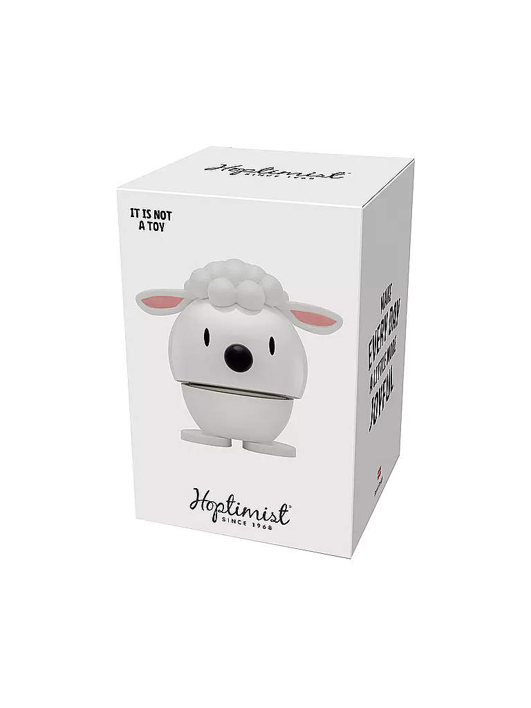 HOPTIMIST | Dekofigur Lambert 7,4cm White | weiss