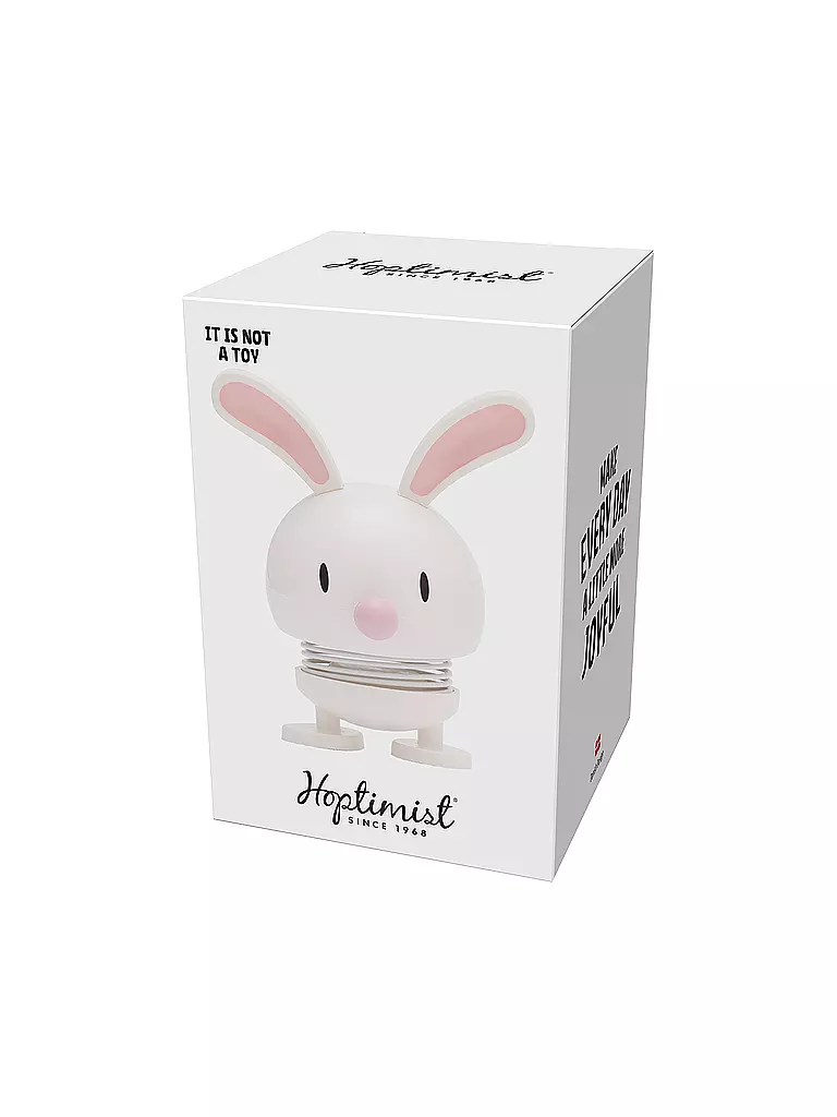 HOPTIMIST | Dekofigur Soft Bunny 9cm White | weiss