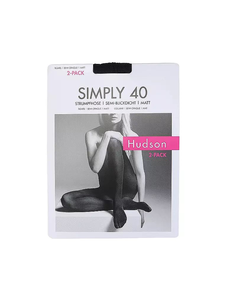 HUDSON | Feinstrumpfhose SIMPLY 40 2er Pkg marine | dunkelblau