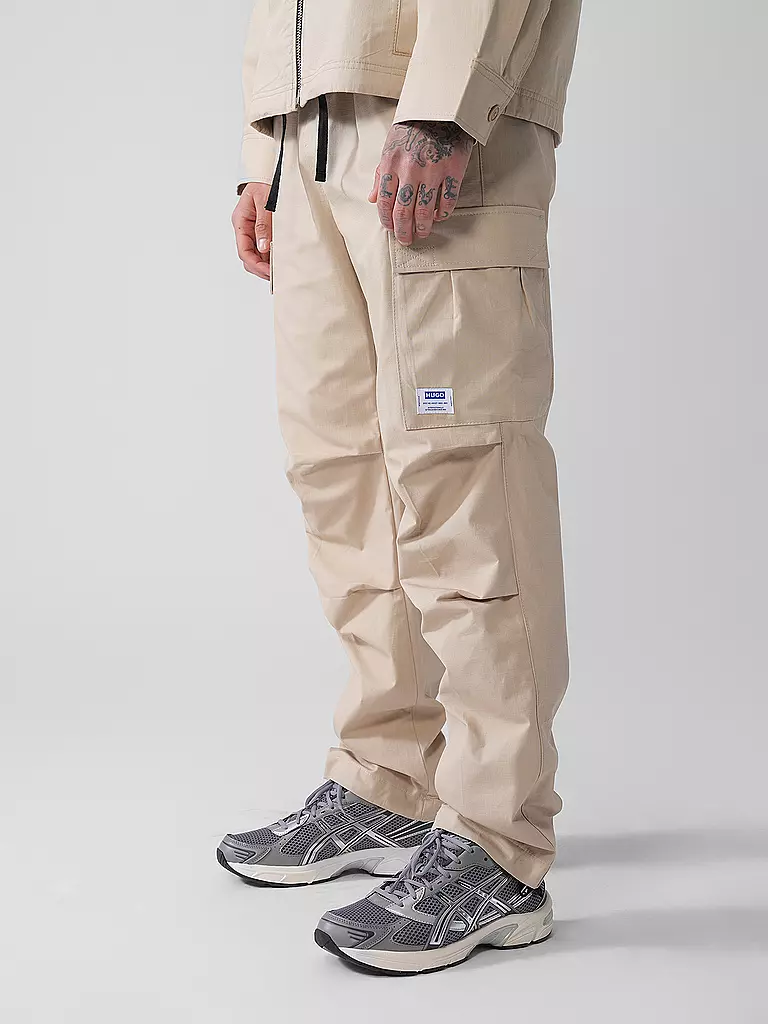 HUGO | Cargohose GADIC | beige