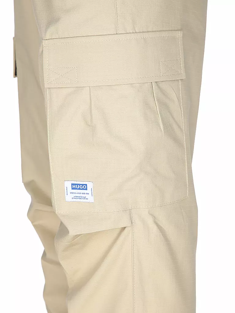 HUGO | Cargohose GADIC | beige