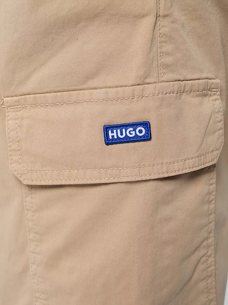 HUGO | Cargohose Relaxed Fit HISUNE-1-D_B | beige