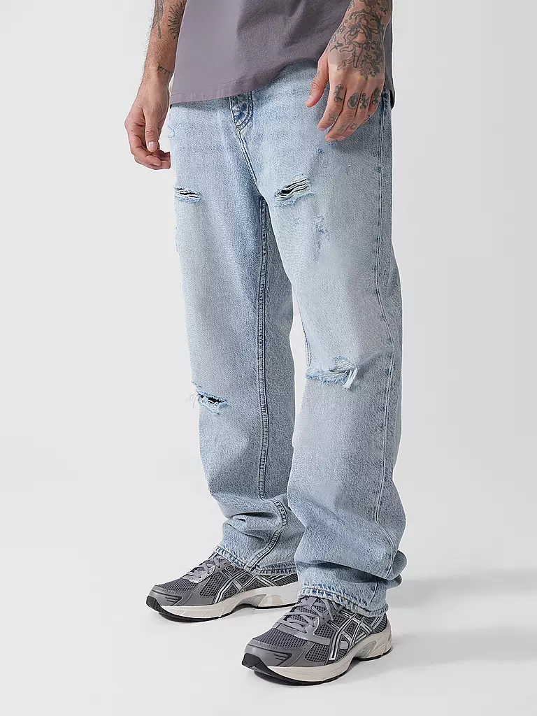 HUGO | Jeans Baggy Fit NATE | hellblau