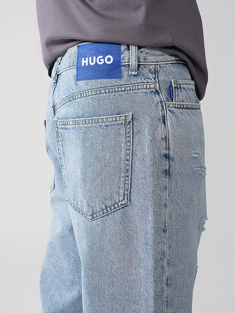 HUGO | Jeans Baggy Fit NATE | hellblau