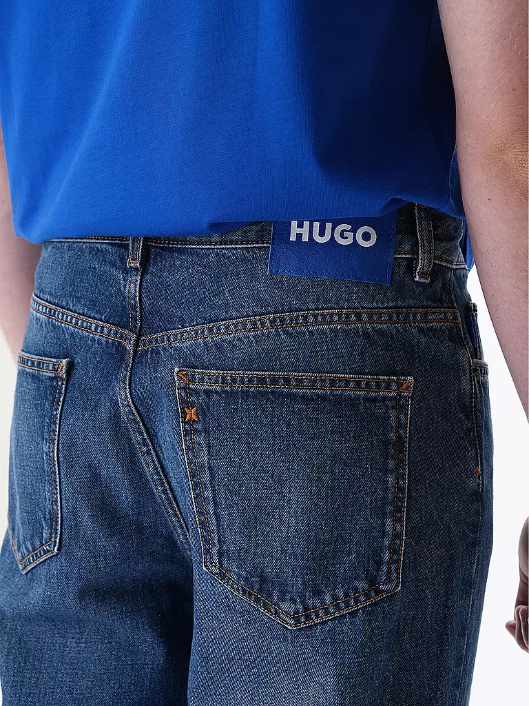 HUGO | Jeans Baggy NATE | dunkelblau