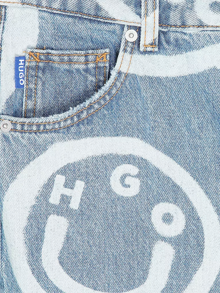 HUGO | Jeans Loose Fit GETARA  | hellblau