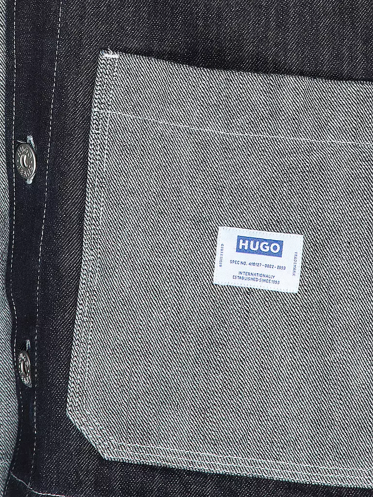 HUGO | Jeanshemd EBERSE | blau