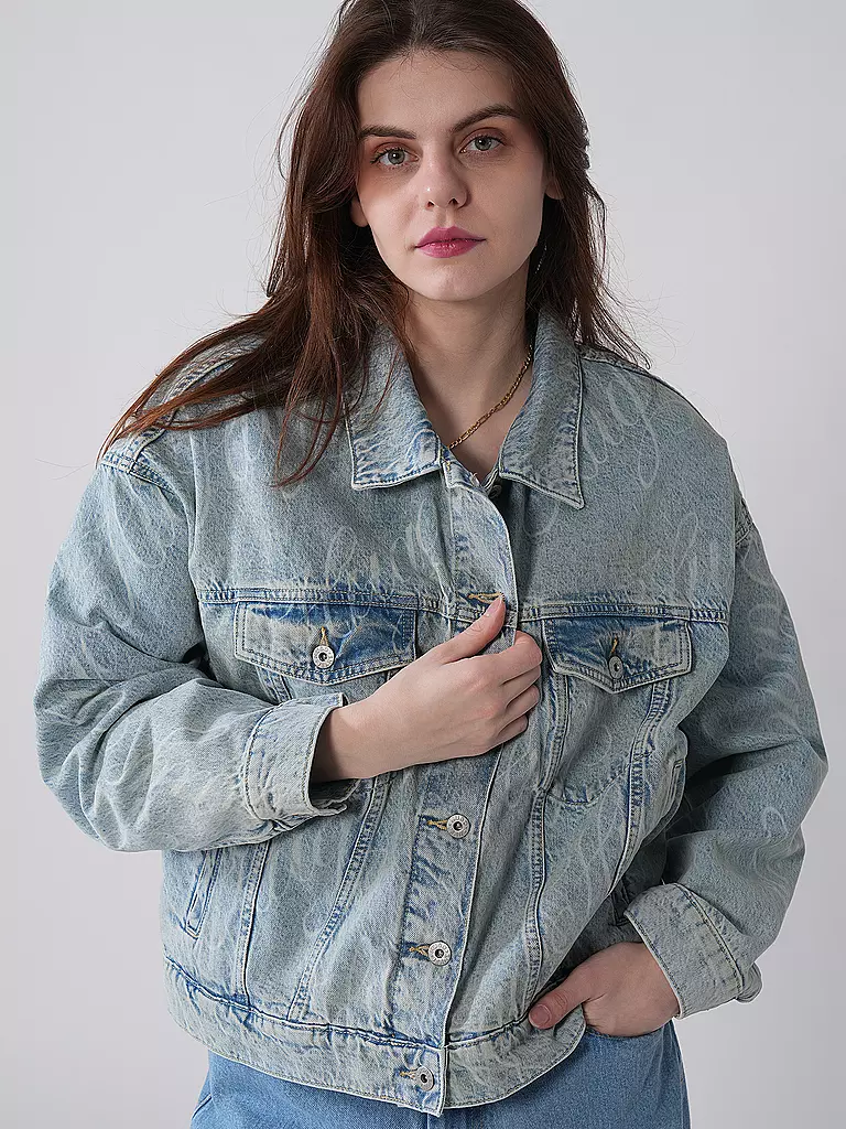 HUGO | Jeansjacke LOU | blau