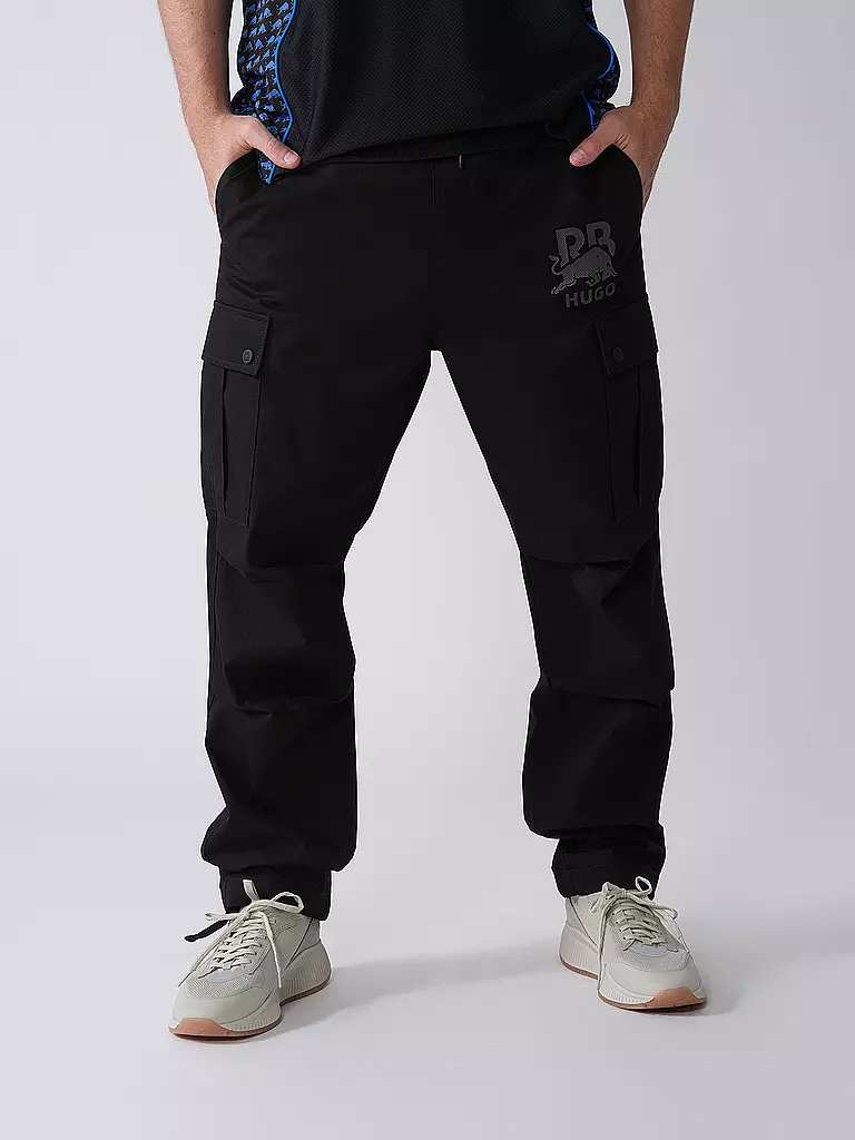 HUGO | Jogginghose HUGO x RB | schwarz